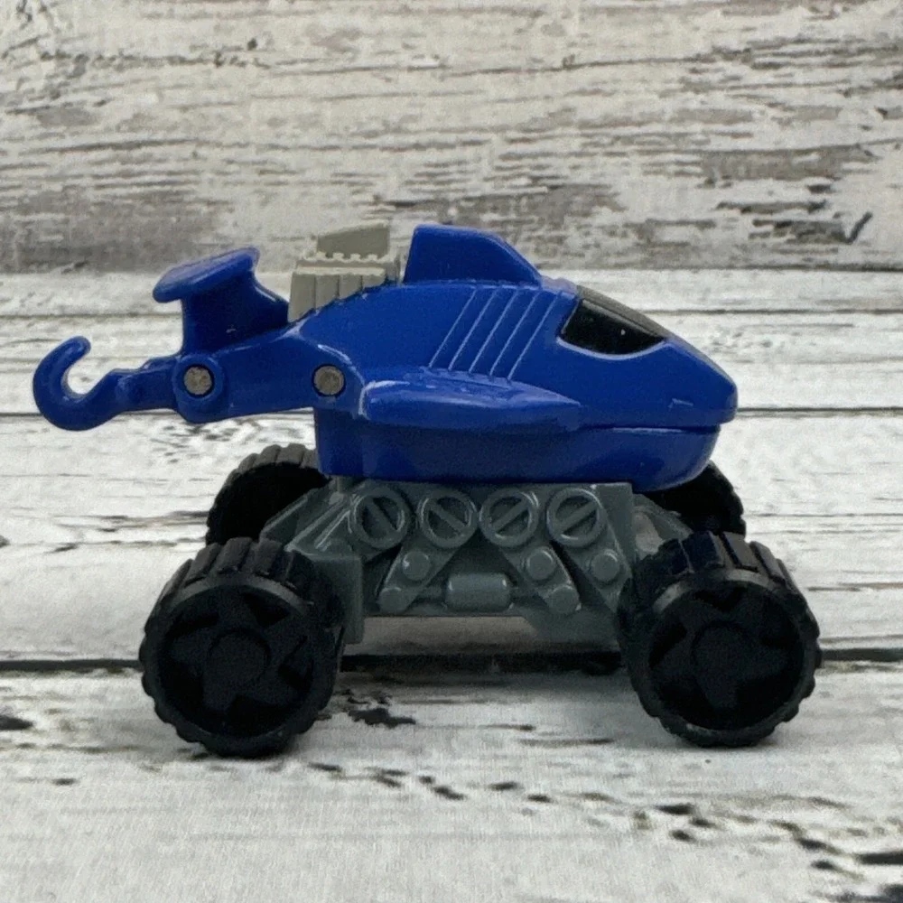 Hot Wheels Sharkruiser Pull Back -‎ Friction Toy Car [1993] Mattel Blue Gray